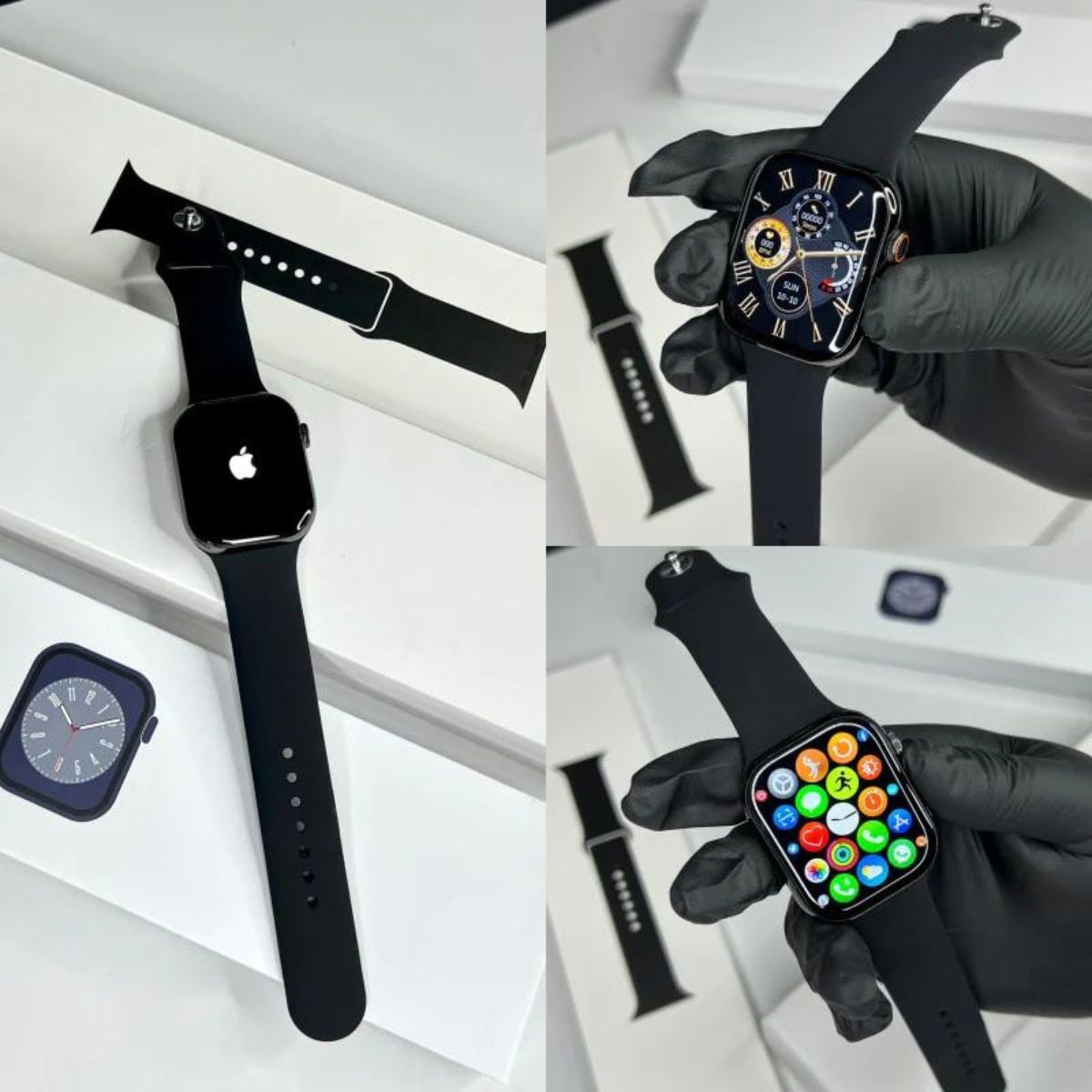 Series 9 Smart Watch With Apple Logo